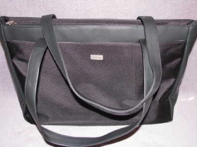 Solo 14.1 laptop tote bag case ballistic nylon black