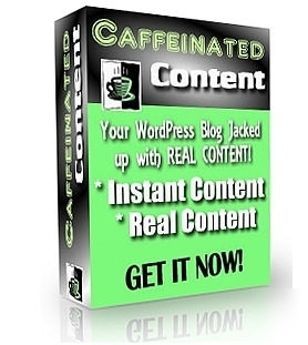 Caffinated content wordpress autoblog license website