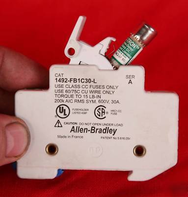 Ab 1492-FB1C30-l 30 a flip up fuse holder process cc