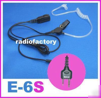 Acoustic tube earphone for icom T90A W32A T22A E6S*