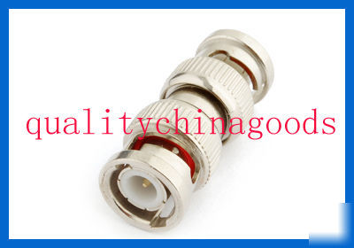 Bnc male to male rf adapter coupler gender changer