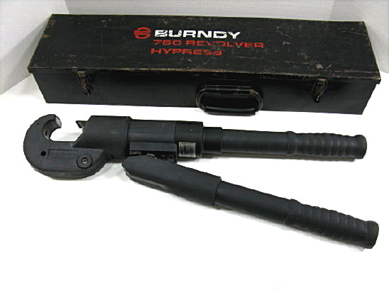 Burndy hypress y-750-2 revolver hydraulic crimper
