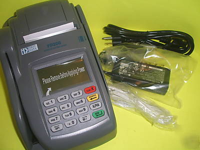 First data FD200 credit card terminal debit gift cards