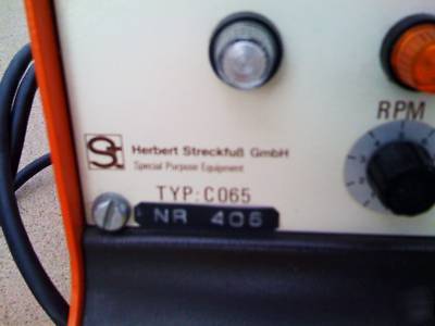 Herbert streckfuss C065 speed controller control unit