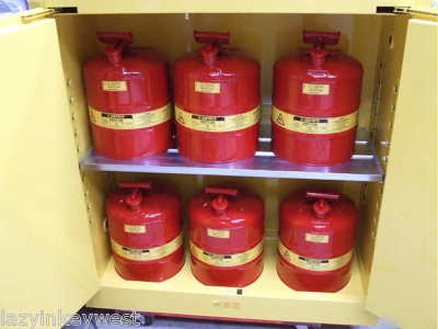Justrite flammable liquid storage cabinet model #25302