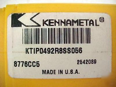 Kennametal KTIP0492R8SS056 ken tip drill indexable tool