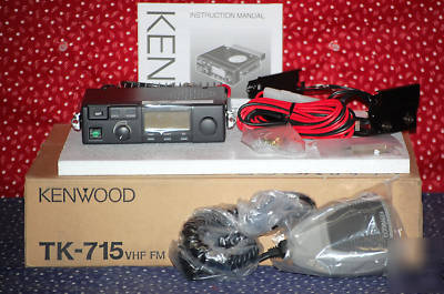 Kenwood TK715 tk-715 trunking mobile radio complete 