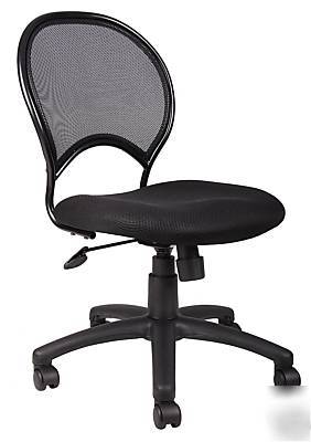 Office task chair with mesh fabric w/out arms B6205