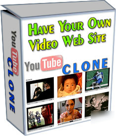 Run your own video website you tube clone + resale 