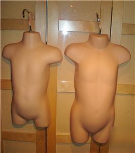 Skin big kid & child 2 hanging mannequin age 4 - 13 yrs