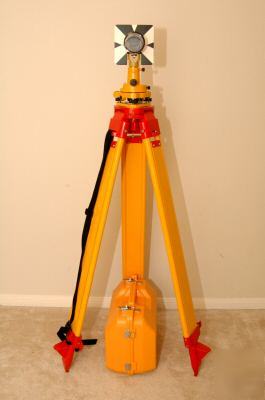Yellow full traverse set fits topcon total station