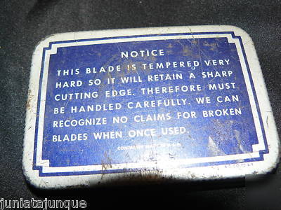 Grooming blade for stewart clipmaster - orig tin box 