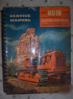 1949 allis chalmers HD19 diesel tractor manual ac w