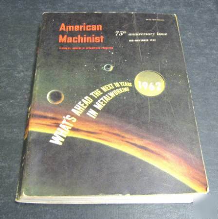 1952 american machinist magazine~mcgraw hill~metalwork 