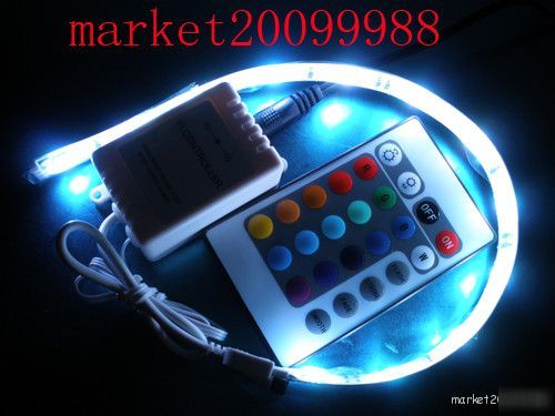1SET 30CM 5050 smd led rgb flash strip + controller 
