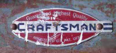 Craftsman tool manual lathe table band scroll jig saw
