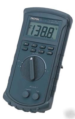 Dual input digital thermometer calibrator-tecpel cl-326