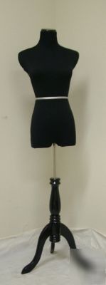 Female french dress pinnable slacks form tripod (black)