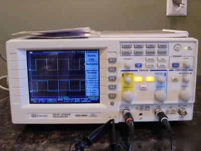 Instek gds-806C 60MHZ digital oscilloscope 2CH color
