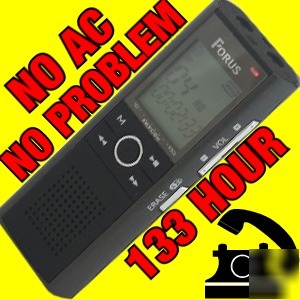 No battery drain telephone cellular cell phone recorder