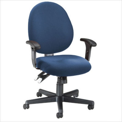 Ofm 24-hour task chair hi-back blue fabric