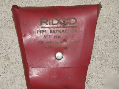 Ridgid #882 pipe extractors set