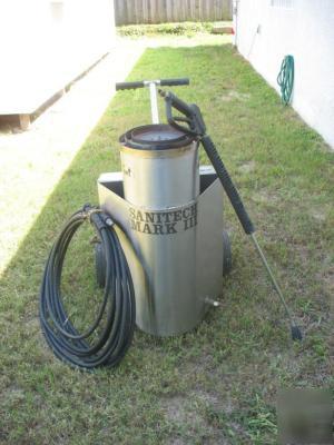 Sanitech mark iii stainless steel wet steam cleaner