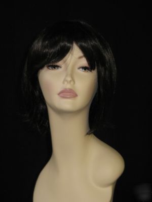 New black bob wig for display retail mannequin dummy - 