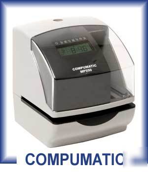 New compumatic MP550 heavy duty time & date stamp clock