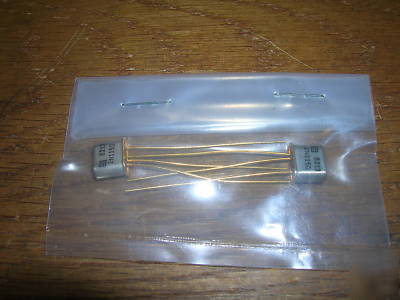 Pair 2N1150 transistors factory sealed gold leads 