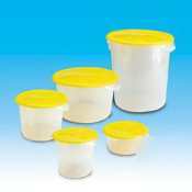 Round storage container - clear - 5721-24CL - 5721-24