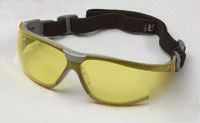 Sporty safety goggles amber lens Z87+ shooting glasses