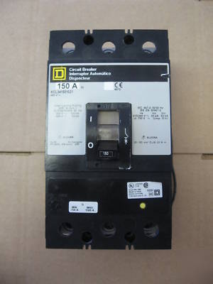 Square d circuit breaker 3P 150A 480V KCL341501021