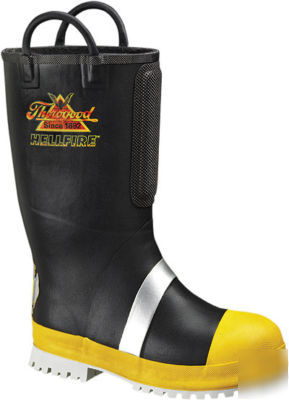 Thorogood rubber turnout fire boot 11M