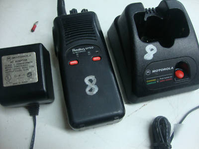 Motorola SP50 vhf 10 ch radio P93YQT20G2AA 5WATT # 8