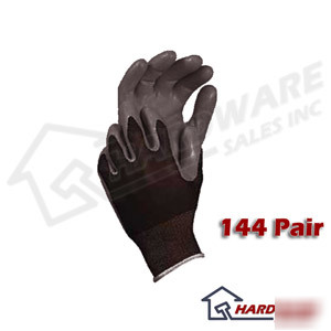 New atlas fit 370 black work gloves xl case 