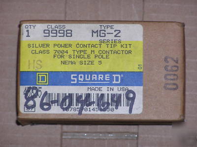 New electrical contacts, square d class 9998, mg-2, 