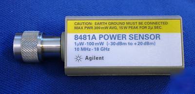 New hp 8481A power sensor hewlett packard agilent cond