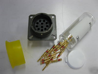 New receptacle connector and pins - p/n MS3127E18-11P 