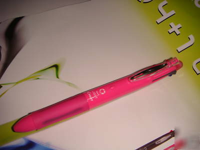 Pilot 4+1 light 4 color ball pen + 0.5MM pencil- pink
