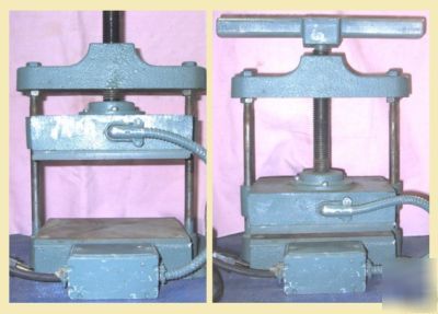Romanoff rubber industrial manual hot press/cold press