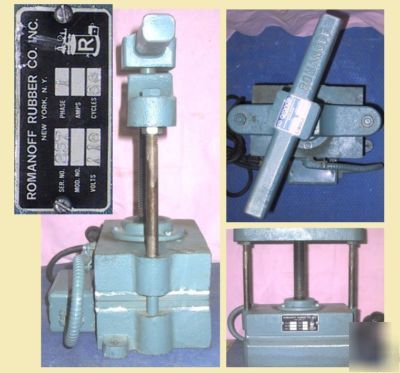 Romanoff rubber industrial manual hot press/cold press