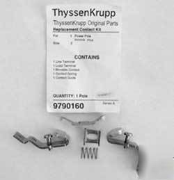 (3) thyssenkrupp 9790160- innova plus size 2 oem 75FP14