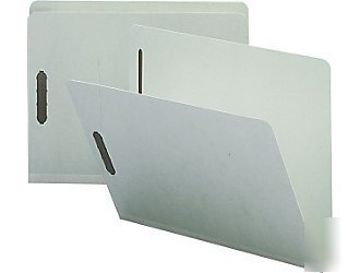 50-smead pressboard fastener folders,letter,single tab