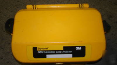 3M dynatel 965 subscriber loop analyzer used