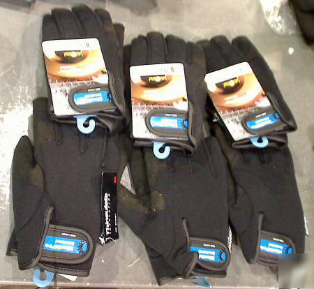 6 pairs of wells 7750M mechpro mechanic gloves m mens *