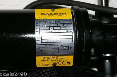 Baldor motor GP233021 180 vdc 1750 rpm .42 amps 1/14 hp
