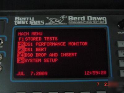 Berry communications test set bts-1000 