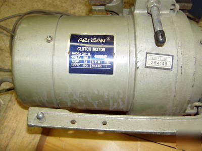 Electric motor with manual clutch
