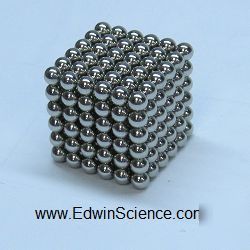 Nickel ni plated neo sphere magnet cube 6X6 6MM N35